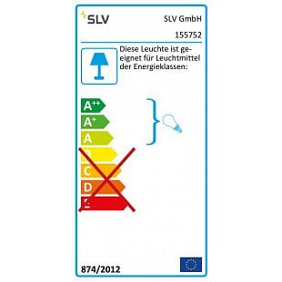 Interiérové svietidlo SLV LISENNE, kouřové sklo, E27 155752