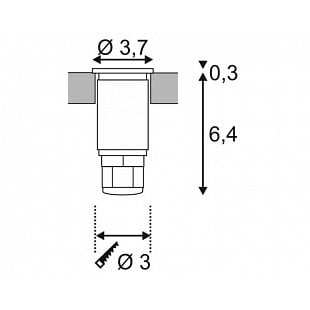Vonkajšie svietidlo SLV  DASAR LED MINI  233540