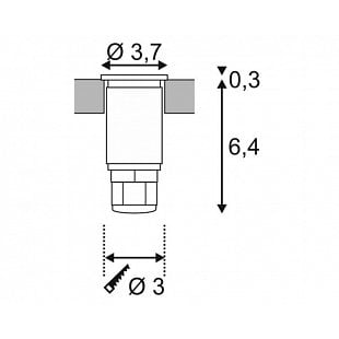 Vonkajšie svietidlo SLV  DASAR LED MINI  233540