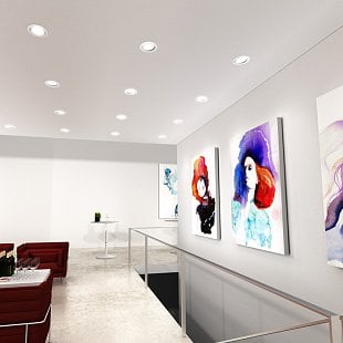 Zápustné - podhľadové svietidlo RENDL RED EFFE R  R11747