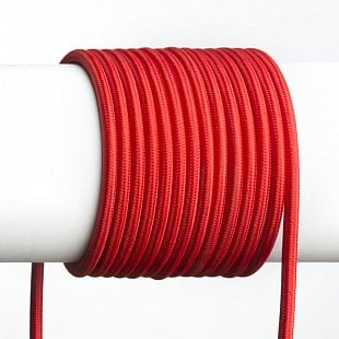 Príslušenstvo RENDL RED FIT 3X0,75 1bm textilný kábel červená 