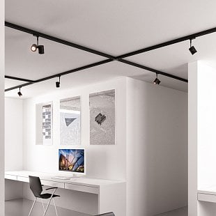 Interierový lištový systém RENDL RED BEEBA I svietidlo na 3-F lištu R12307