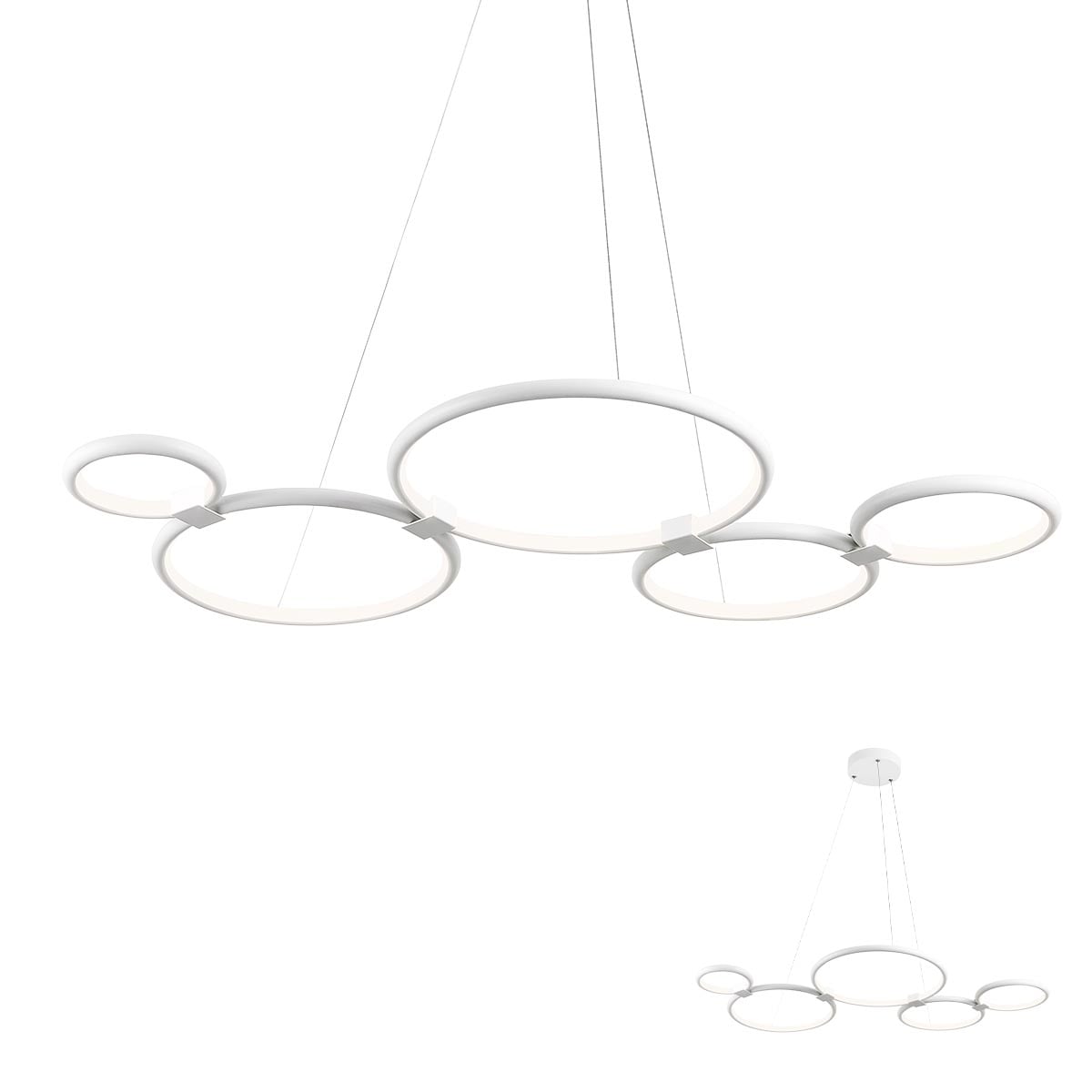 Interiérové svietidlo REDO RADIUS white LED 01-1742