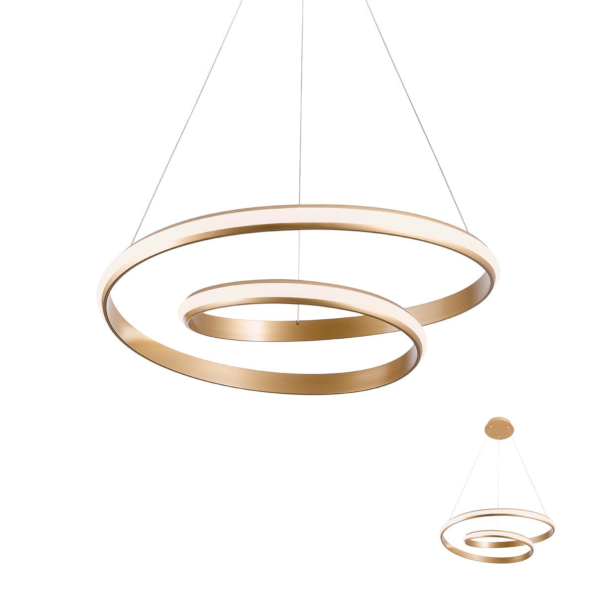 Interiérové svietidlo REDO TORSION LED BRONZE 01-1794
