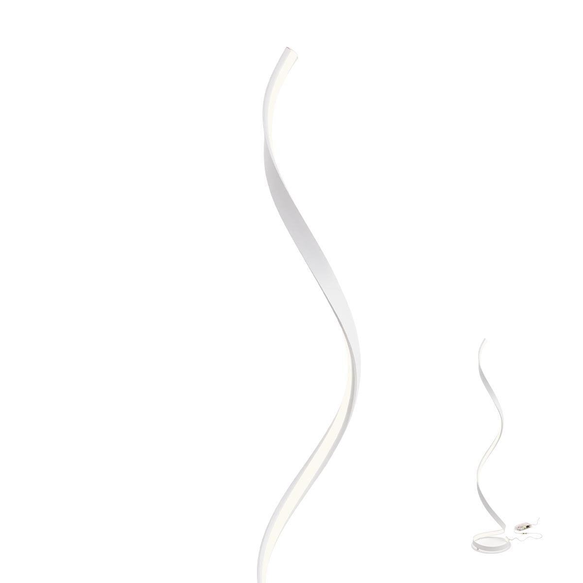 Interiérové svietidlo REDO TORSION LED WHITE 01-1797