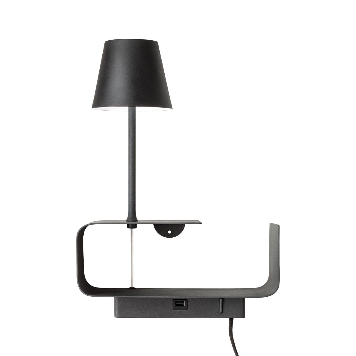 Nástenné svietidlo REDO DING black LED  01-1482