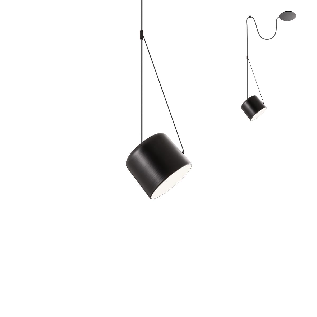 Interiérové svietidlo REDO DODO black E27   01-1824