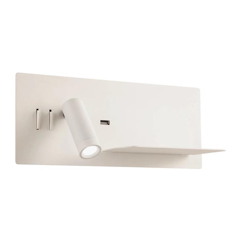 Interiérové svietidlo REDO BROOK nástenné svietidlo+USB 01-3314