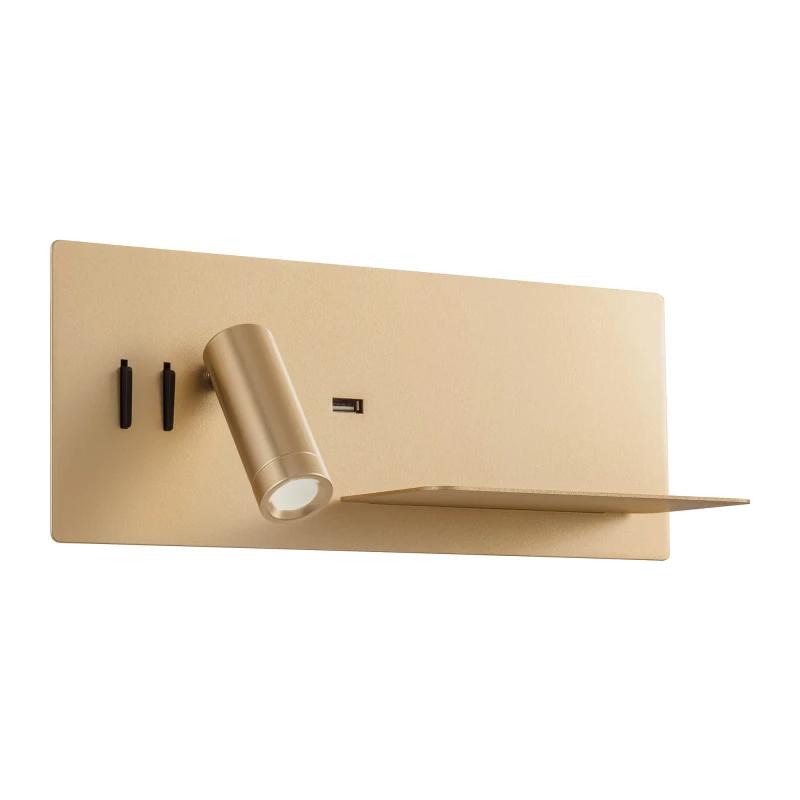 Interiérové svietidlo REDO BROOK nástenné svietidlo+USB 01-3315