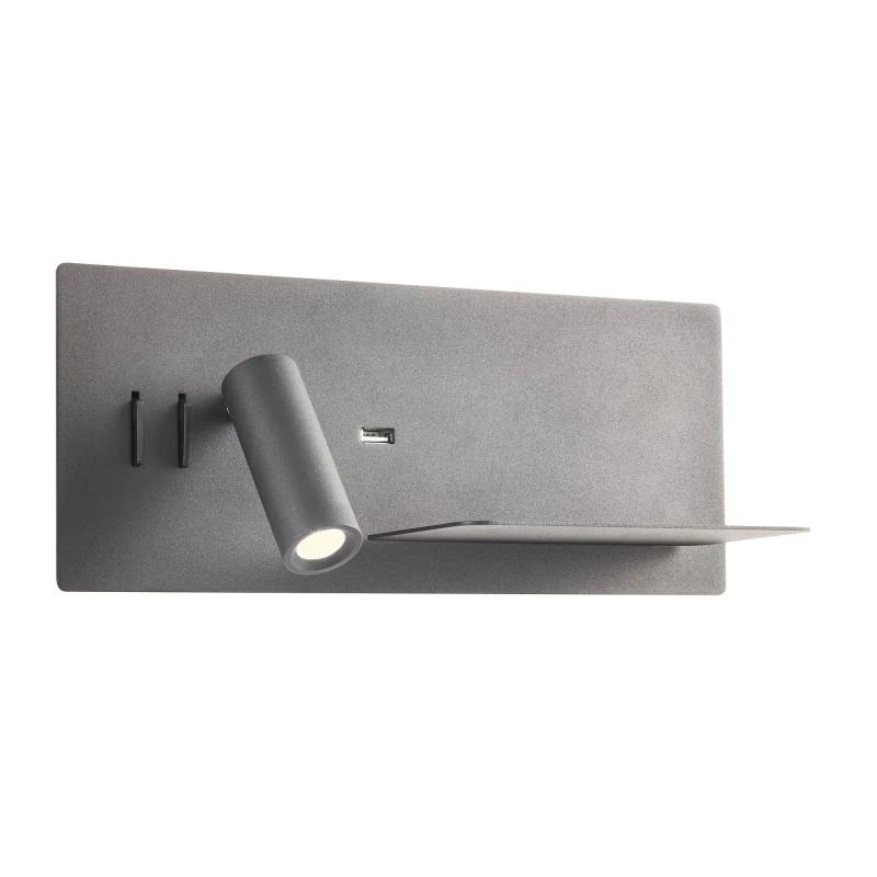 Interiérové svietidlo REDO BROOK nástenné svietidlo+USB 01-3316