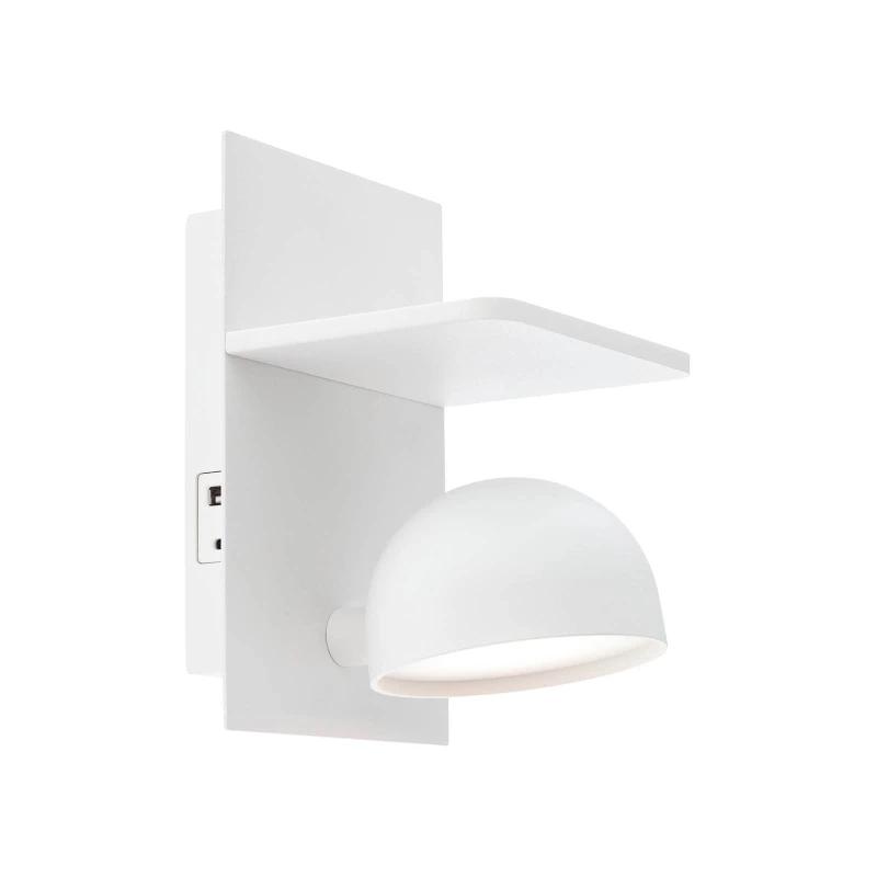 Interiérové svietidlo REDO SEIBI nástenné svietidlo +USB 01-3491