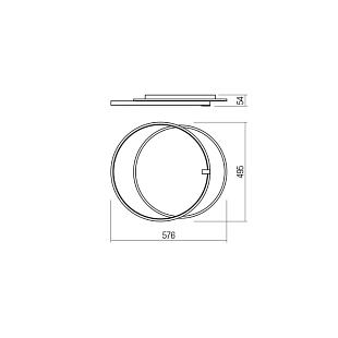 Interiérové svietidlo REDO ARP LED 45W sand white 01-2659