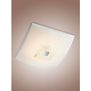 Stropné svietidlo REDO GLASER  BIELA  LED 05-838