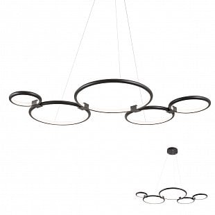 Interiérové svietidlo REDO RADIUS black LED 01-1743