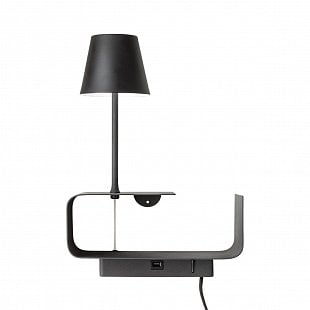 Nástenné svietidlo REDO DING black LED 