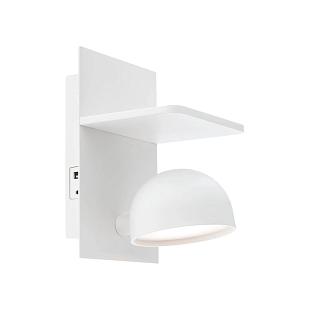 Interiérové svietidlo REDO SEIBI nástenné svietidlo +USB
