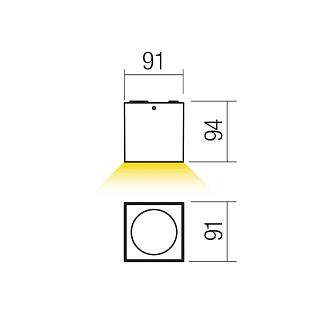 Vonkajšie svietidlo REDO TEKO ext. svietidlo 2700K 90802