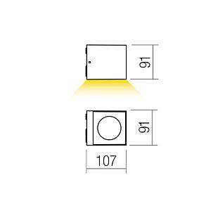 Vonkajšie svietidlo REDO TEKO ext. svietidlo 2700K 90795