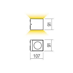 Vonkajšie svietidlo REDO TEKO ext. svietidlo 2700K 90799