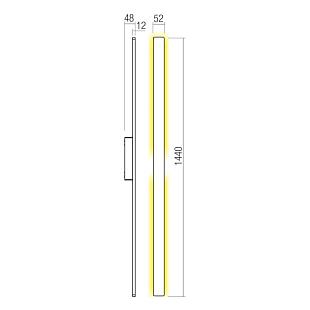Vonkajšie svietidlo REDO REFLEXA ext. svietidlo 2700K 24W 90725