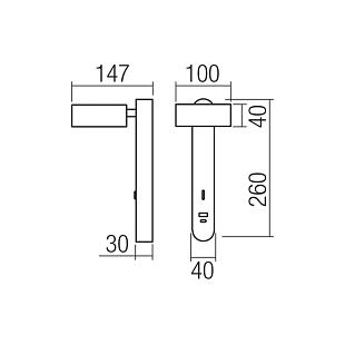 Interiérové svietidlo REDO SADES AP LED 6W 3000K WH 01-4640