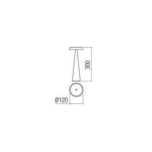 Vonkajšie svietidlo REDO TAO LED IP65 sand white 90332