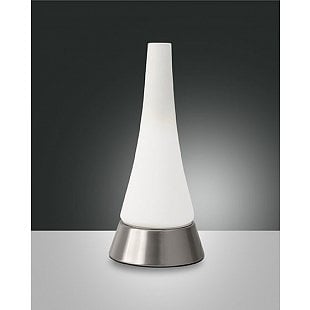 Stolové svietidlo FABAS GLIFI TABLE LAMP SATINED NICKEL 3348-30-178
