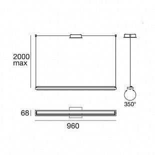 Interiérové svietidlo MADE Tablet P1 biela LED 8475