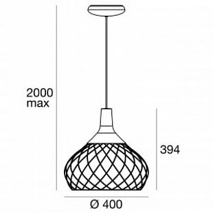 Závesné svietidlo MADE Mongolfier P2 LED 16W 8145