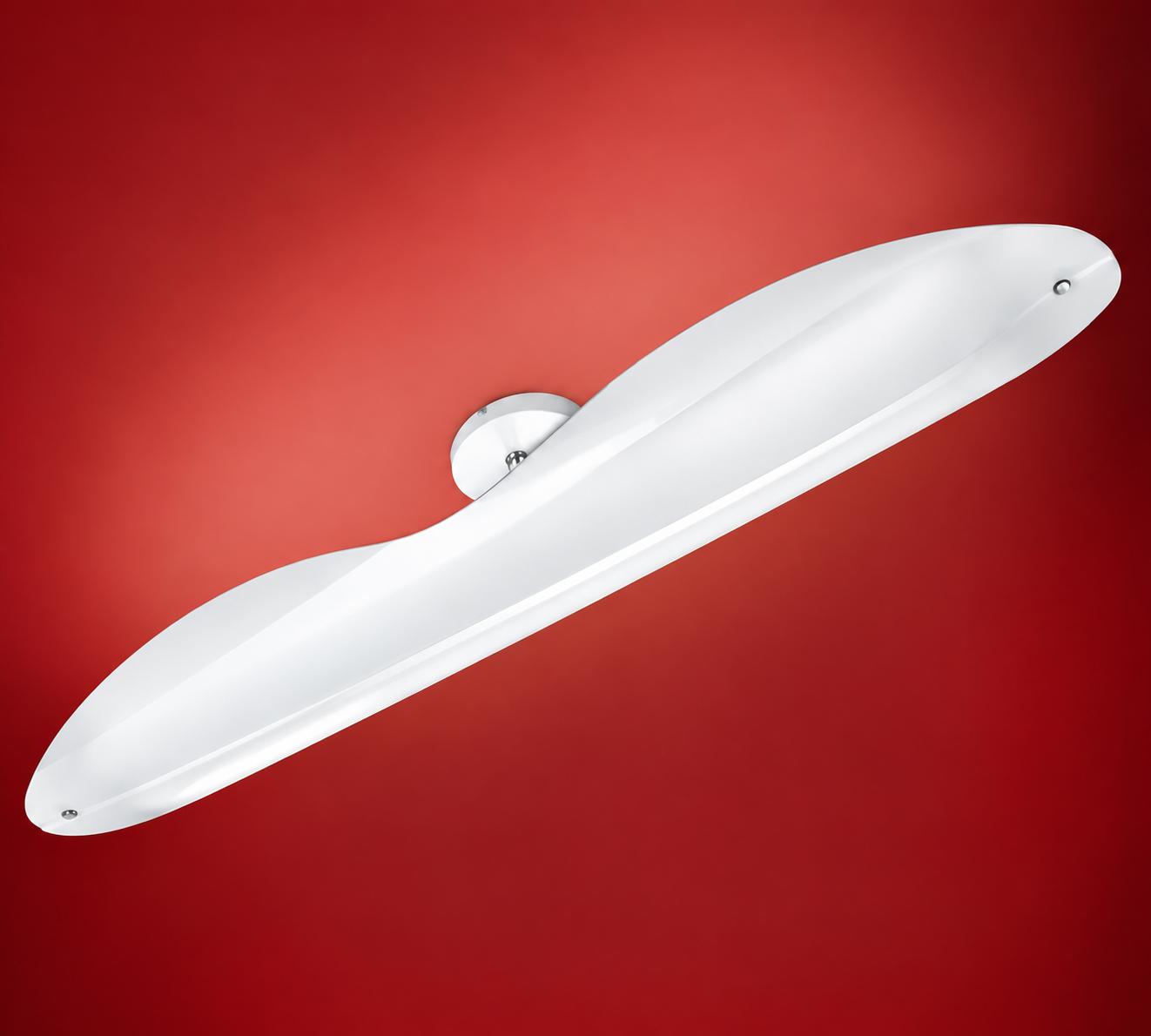 Interiérové svietidlo Stropné a nástenné svietidlo Linea Light Modern kolekcia bianco 6222