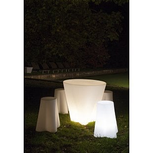 Vonkajšie svietidlo LINEA Flower FL POT white 15057