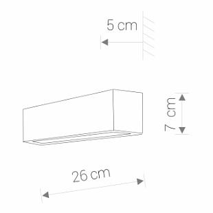 Bodové svietidlo Nowodvorski STRAIGHT L 6350