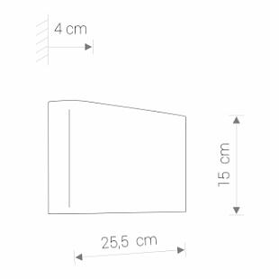 Bodové svietidlo Nowodvorski HAGA GRAPHITE  9710