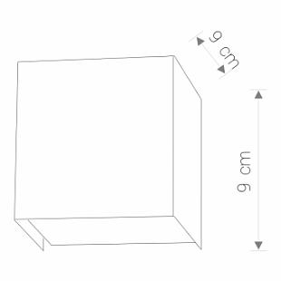 Interiérové svietidlo Nowodvorski CUBE WHITE  5266