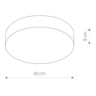 Interiérové svietidlo Nowodvorski ARENA ø40cm 6725