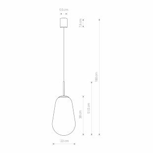 Interiérové svietidlo Nowodvorski PEAR M  8672