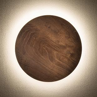 Interiérové svietidlo Nowodvorski RING TIMBER LED L 11291