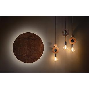 Interiérové svietidlo Nowodvorski RING TIMBER LED XXL 11178