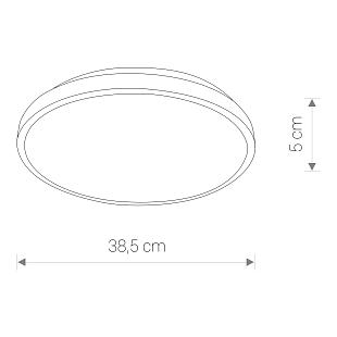 Interiérové svietidlo Nowodvorski AGNES 22W 4000K 10978