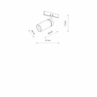 Interiérové svietidlo NANO - LVM SPOT ZOOM LED 2W  NDV11713