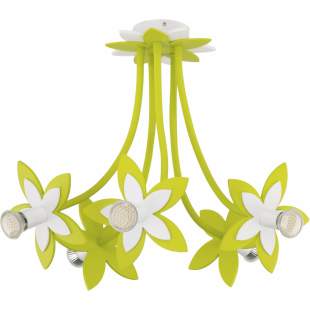 Závesné svietidlo Nowodvorski FLOWERS GREEN V, h=50 cm 6901