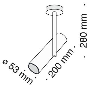 Interiérové svietidlo Maytoni Elti GU10 C020CL-01W