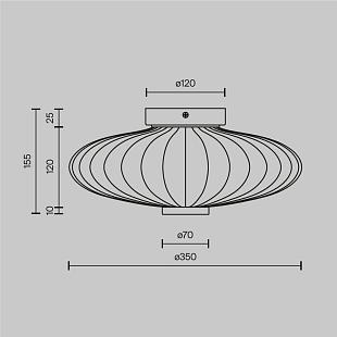 Interiérové svietidlo MAYTONI AMULET MOD555WL-L4G3K