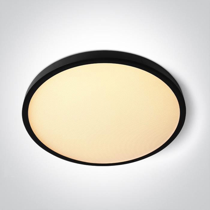 Interiérové svietidlo ONE LIGHT BLACK PLAFO 40W CCTV UGR19 230V 62020EU/B/V