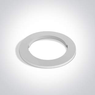 Interiérové svietidlo ONE LIGHT biely dekoračný krúžok 050182R/W