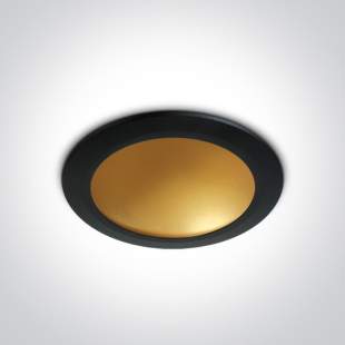 Interiérové svietidlo ONE LIGHT BLACK-BRASS LED 16W 10116FD/B/BS