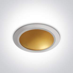 Interiérové svietidlo ONE LIGHT WHITE-BRASS LED 16W