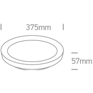 Interiérové svietidlo ONE LIGHT stropné svietidlo CCT 62130L/W/V