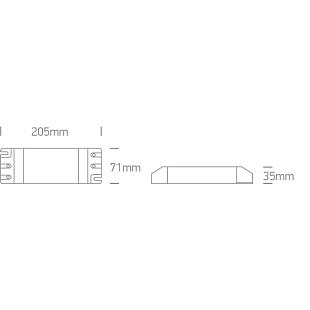 Interiérové svietidlo ONE LIGHT napájač 200W 48V DC 89200X