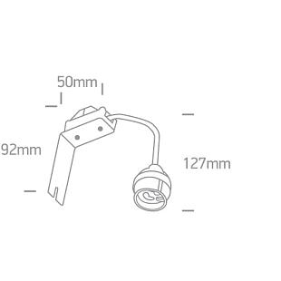 Príslušenstvo ONE LIGHT pätica GU10 s konektorom  0950G